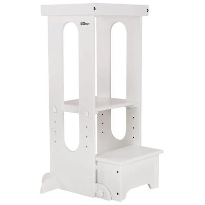 Little Partners Explore N Store Learning Tower - Soft White