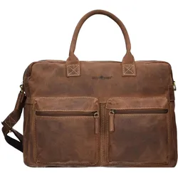 Greenburry Laptoptasche Vintage 1674 Business-Officebag (16"), Notebooktasche, Braun
