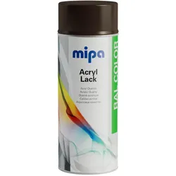 MIPA Acryllack RAL Color Farbspray 400ml RAL8017 - schokoladenbraun