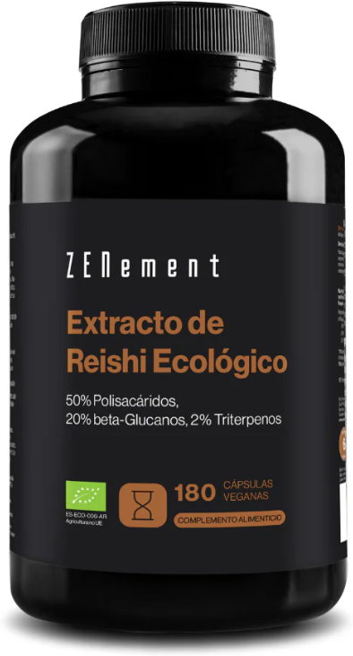 Zenement Organic Reishi Extract 180 Capsules
