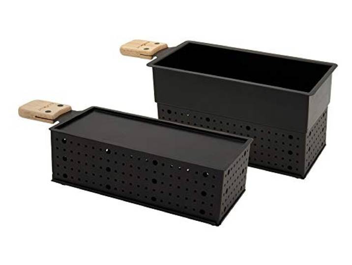 COOKUT - Coffret LUMI Raclette et fondue à la bougie pour 2 - Faites fondre votre raclette en 3 minutes et préparez une fondue en 5 minutes - Avec livre de recettes\, spatule et pic - Sans électricité