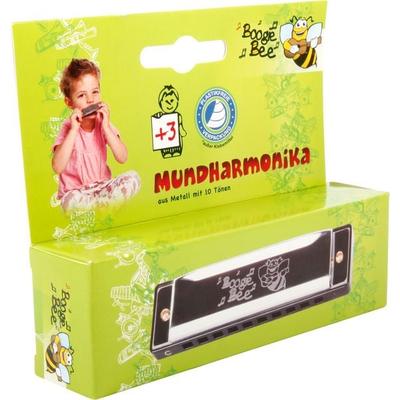 Boogie Bee Mundharmonika Metall, 10,5 cm
