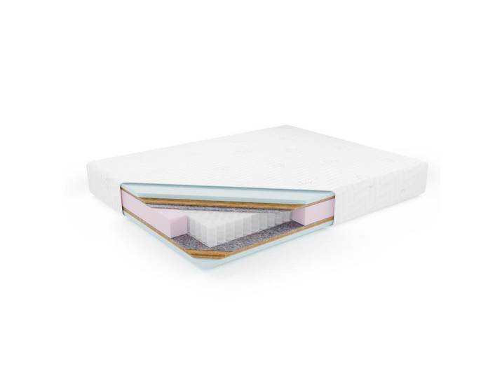 Ravio Taschenfederkernmatratze Cloud Premium 90x200 cm (Härtegrad H3/H4), Weiß, Kunststoff, Naturmaterialen, Rechteckig, 90x200 cm, aktive Schulterzone, atmungsaktiv, wendbar, Wendematratze, Schlafzimmer, Matratzen, Taschenfederkernmatratzen