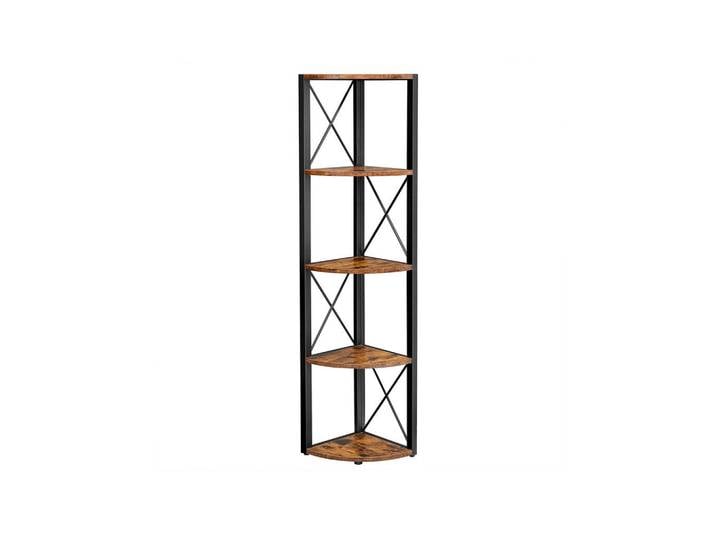 Hansiro Eckregal Windhoek, Braun, 30x160x30 cm, Wohnzimmer, Regale, Bücherregale