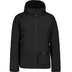 ICEPEAK Herren Jacke MARL, Größe 50 in Schwarz Schwarz