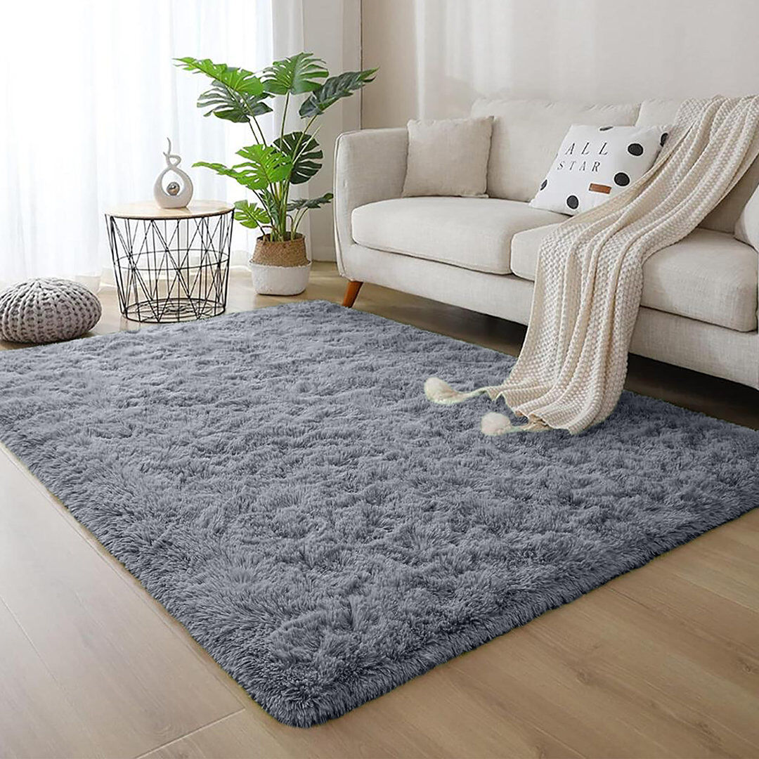 Fairmont Park Alaunna Shag Area Rug Grey Rectangle 160 x 230cm