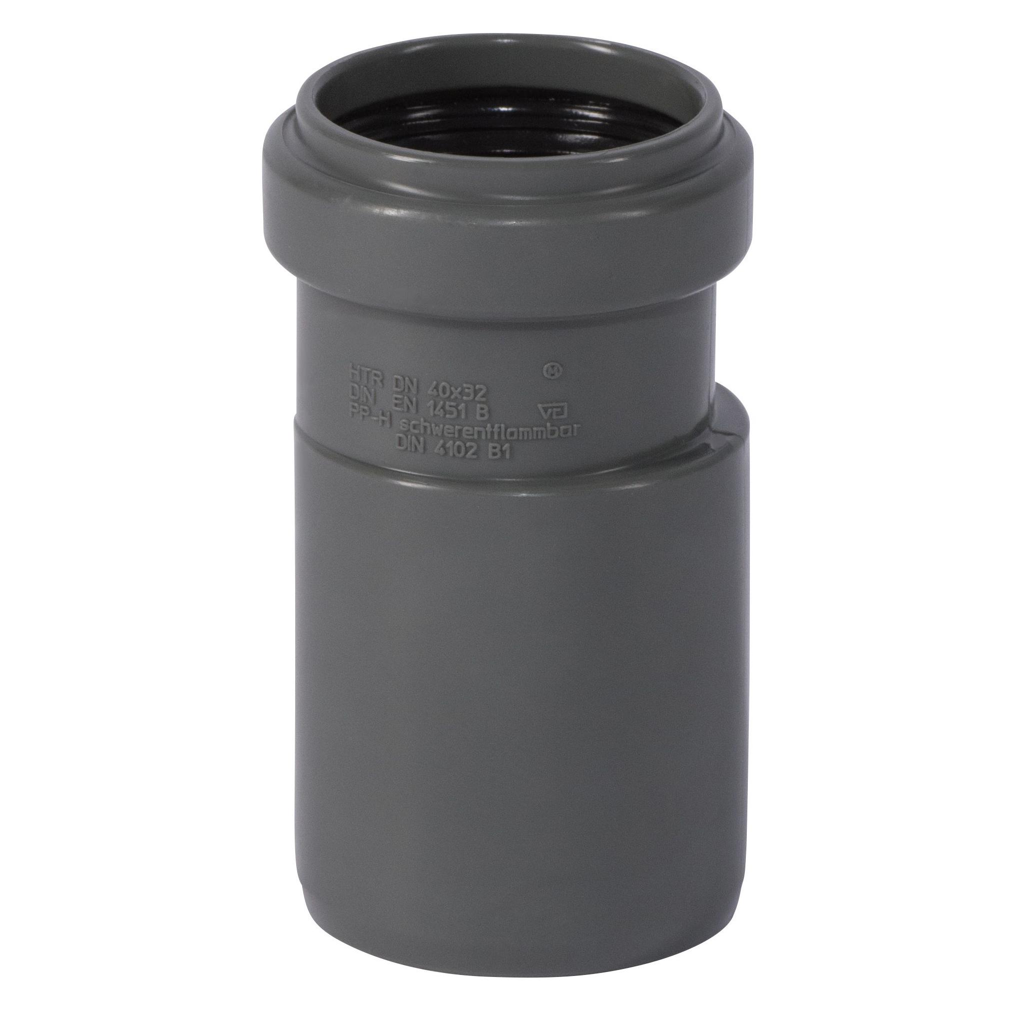 Csdk SL 40 x 32 mm graues PP-Ablaufreduzierstück langes Modell (Rohrreduktion) (171710-05)