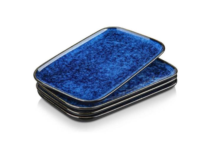 LuxusKollektion Kombiservice Servierplatten Set 4 Personen Steingut Geschirr Spülmaschinenfest