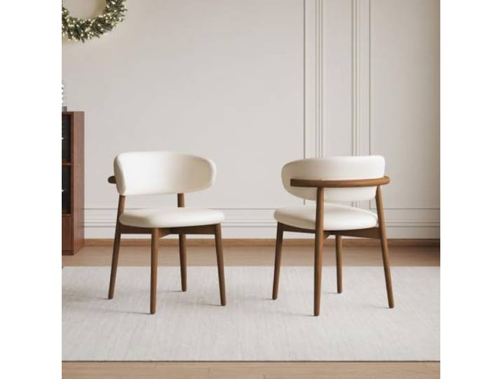 LUMCAMP Stuhl (2er Set) - Stilvolle Holzstühle für Esszimmer, Küche oder Wohnzimmer, bequem und langlebig, einfach zu montieren (alte SKU W509P316122)