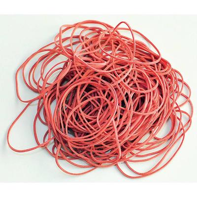 Gummiringe, 5cm, 100g, rot Q-CONNECT KF16075