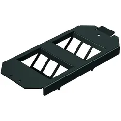 1PROTEC Bodentankträger leer modular PNBTT6 max. 6 RJ45-Modul (2x3) metall