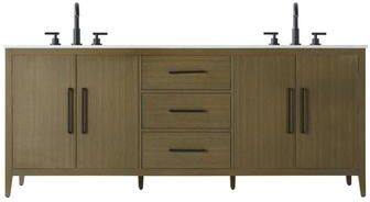 Indigo Home Calder 54 - 84 Inch Double Bathroom Vanity