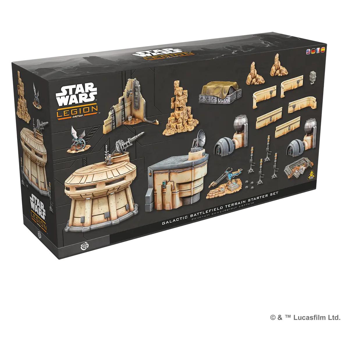 Atomic Mass Games AMGD1243 - Star Wars Legion - Galactic Battlefield Terrain Starter Set (Kunststoff) (AMGD1243)