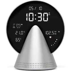 Lexon, Wecker, Alarm clock Conic Clock aluminium