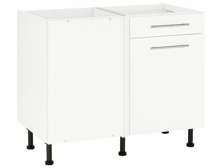 wiho Küchen Eckunterschrank Ela mit Metallgriffen