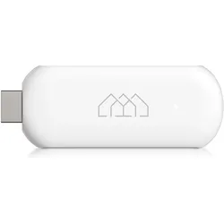 Abcom Stick HD Android TV Mediaplayer Stick Weiß (Full HD, HDMI, 5GHz WiFi, Sprachfernbedienung (32 GB, Android 11), Streaming Box, Weiss