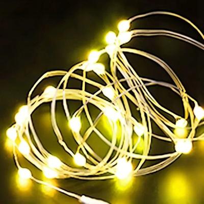 Uplift Picks Waterproof Copper Wire Fairy Lights For Effortless Celebrations And Cozy Decor yellow 3m