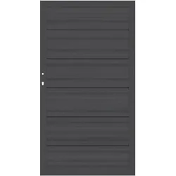 TraumGarten System WPC Platinum XL Einzeltor Anthrazit DIN links