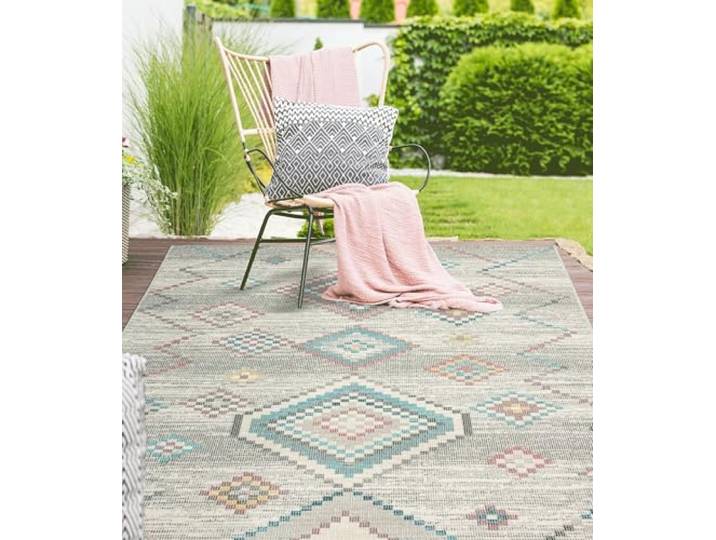 the carpet Palma - Outdoor Teppich wetterfest – Balkon Teppich, Terrasse & Garten – UV-beständig, pflegeleicht, Indoor Outdoor Teppich, Creme, 160 x 230 cm