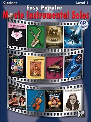 Alfred Music - Easy Popular Movie Instrumental Solos: Clarinet (incl. CD) - Preis vom 09.10.2026 07:28:09 h