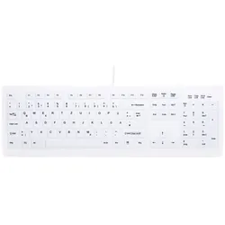 Contour Design Active Key Contour ClassicClean Silikon Tastaturabdeckung Full-Size Weiß DE C8100