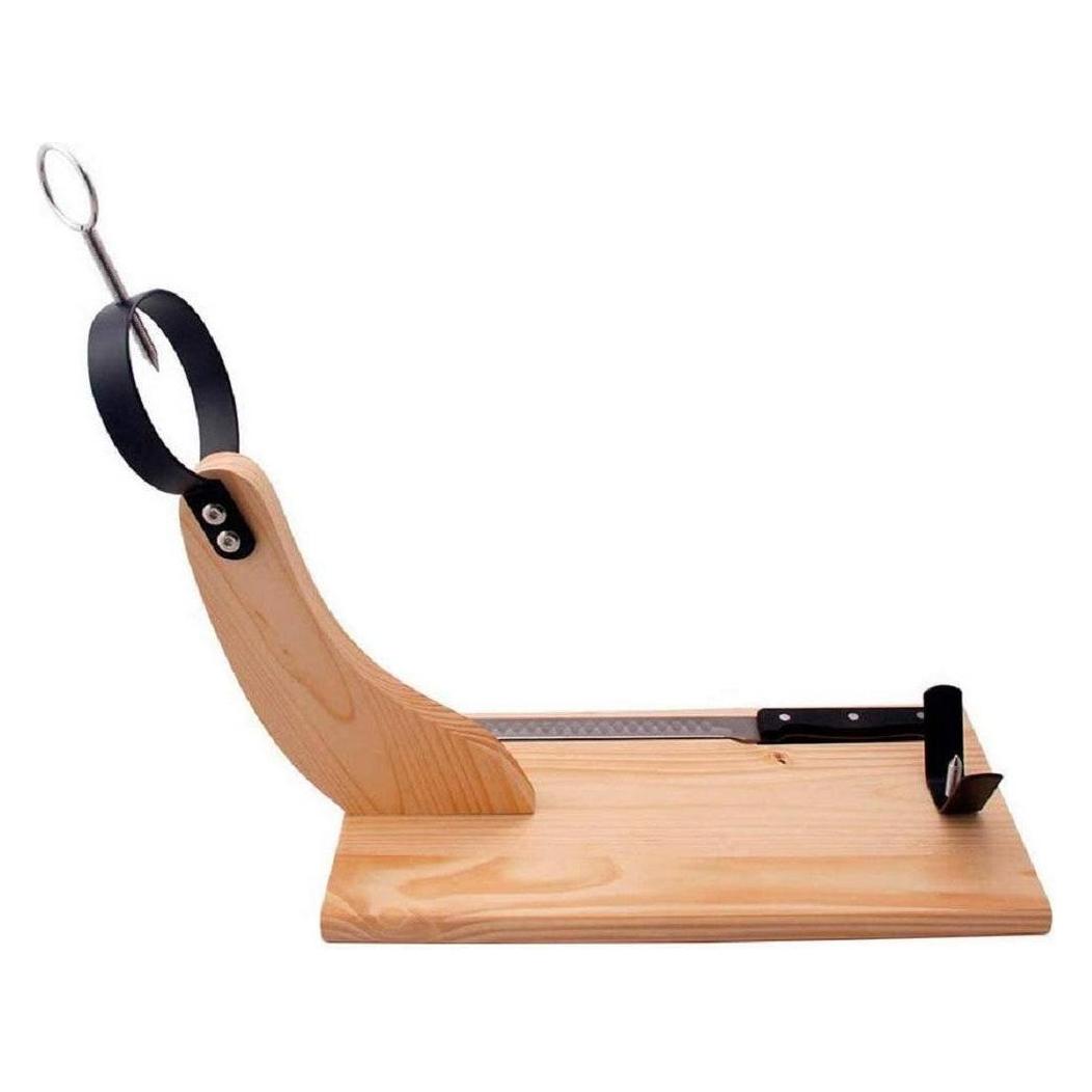EDM Schinkenhalter aus Holz Braun Holz Kiefernholz 35 x 1,5 cm 41 x 44 cm (45285413)
