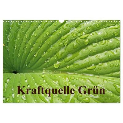 Kraftquelle Grün (Wandkalender 2027 DIN A3 quer), CALVENDO Monatskalender