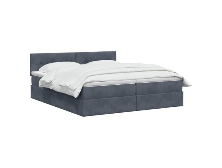 PUGYNBK Bett mit Aufbewahrung, dunkelgrau, 2 Stück Weicher Samt, hydraulischer Aufzug, robuster Metallrahmen, einfache Reinigung