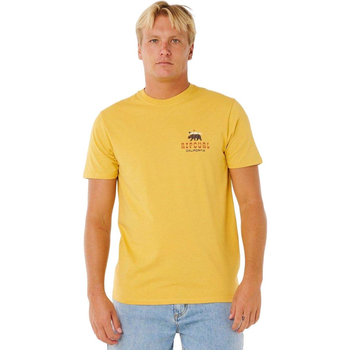 RipCurl Desti Animals Tee ochre (0014) S 0XZMTE-0014-S