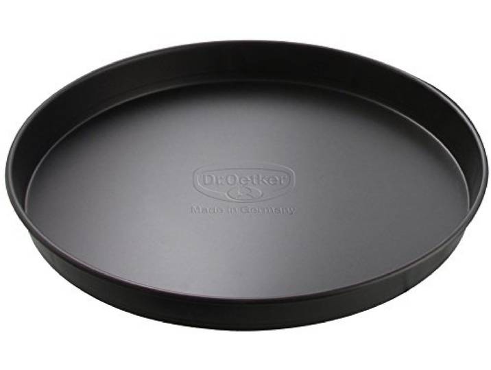 Dr.Oetker Tradition Pizza/Bakplaat, Staal, Zwart, 32 cm