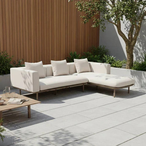 Studio LIVIT All Weather loungebank Marin in l-vorm