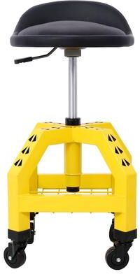 Kodotan sofa Pneumatic 360 Degree Swivel Stool, Mechanics Rolling Creeper Seat, Heavy Duty Rolling Mechanics Stool, Shop Stool with Casters