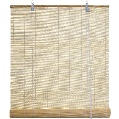 Bändchenrollo GOOD LIFE "CHE" Gr. 3, beige (natur), B:100cm H:160cm, Obermaterial: 96% Bambus, 2% Metall, 2% Polyester, Raffrollos, Montage ohne Bohren möglich (Zubehör notwendig)