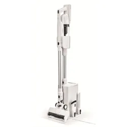 CLEANmaxx Akku-Zyklon-Staubsauger 22,2V weiß mit Absaugstation