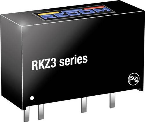 RECOM RKZ3-1205S DC/DC-Wandler, Print 600mA 3W Anzahl Ausgänge: 1 x Inhalt 1St.