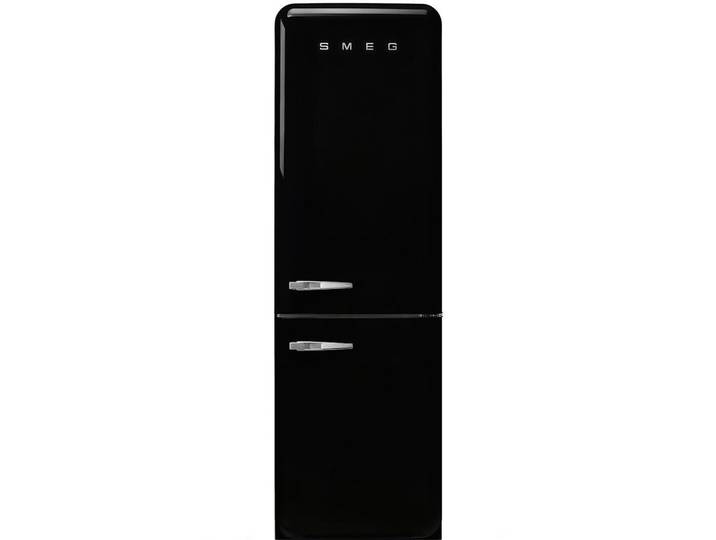 Smeg Kühl-Gefrier-Kombination, Schwarz, Metall, 2 Schublade(n),3 Schublade(n) Schubladen, C, 60x196.8x72.8 cm, Made in Italy, Abtauautomatik, LED-Innenbeleuchtung, elektronische Temperaturregelung, No-Frost, Warneinrichtung bei Temperaturanstieg, Kälteakku, Urlaubsschaltung, Küchen, Küchenelektrogeräte, Kühl- & Gefrierschränke, Kühl- und Gefrierkombinationen