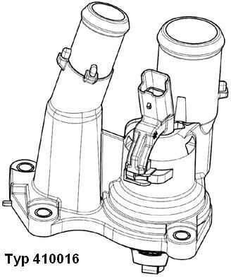 Borgwarner Thermostat, Kühlmittel 41001698d Für Ford