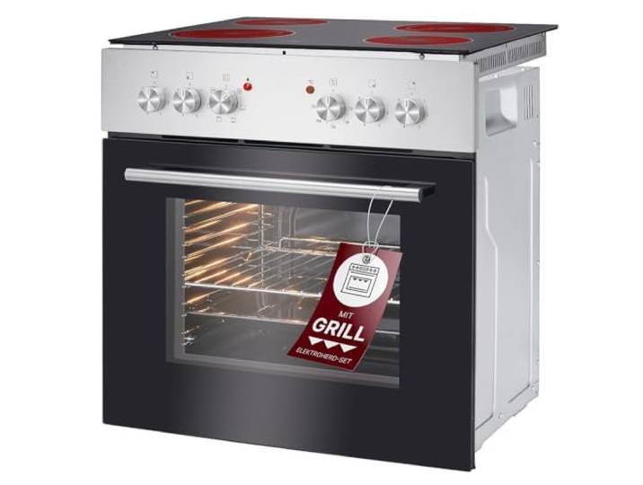 Four encastrable Inox avec plaque de cuisson Bomann EHBC7935-Inox