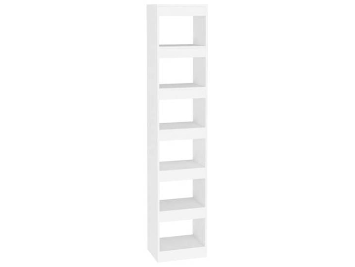 Bibliothèque - mango - Meuble Étagère - Blanc - 40x30x198 cm - M1260