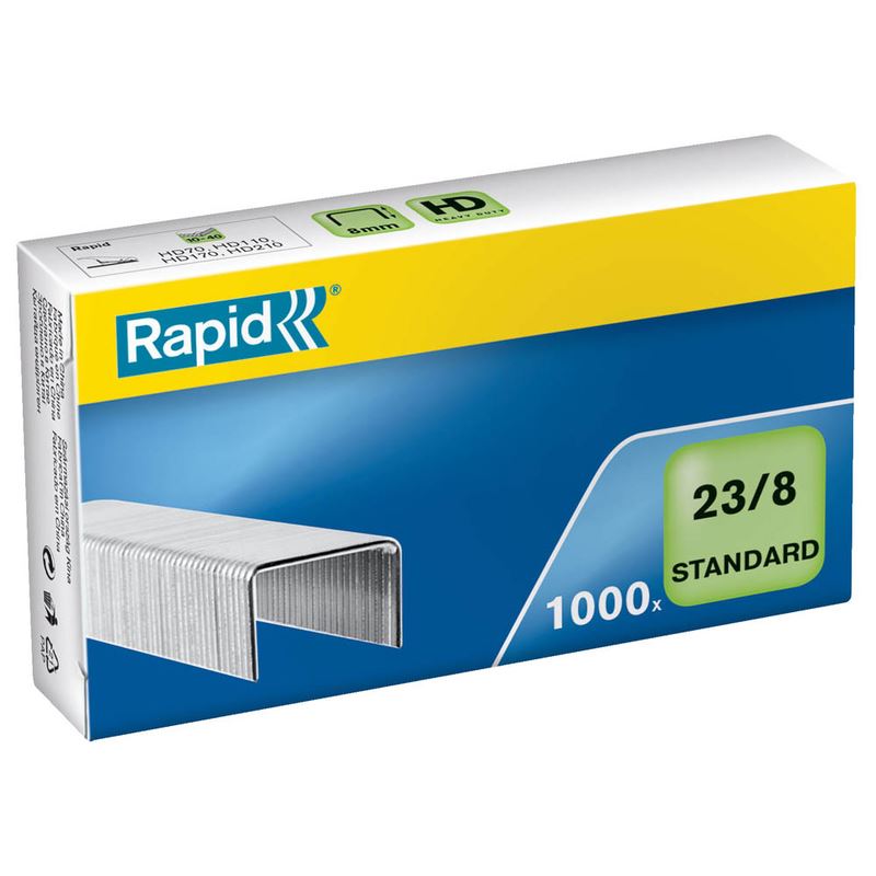 Rapid 1.000 Heftklammern 23/8