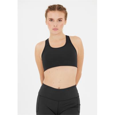 Sport-BH ENDURANCE "Alanie", Damen, Gr. L, schwarz, 82% Polyester, 18% Elasthan, unifarben, BHs Sport-BH, mit bequemen Cups und Racerback-Design