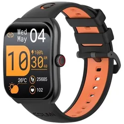 Colmi P86 Smartwatch (Black) (44.30 mm, ohne SIM), Smartwatch