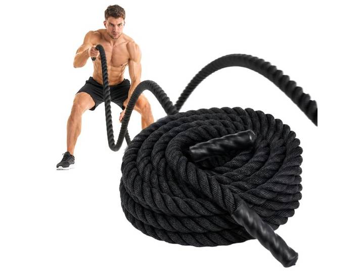 Relaxdays Battle Rope avec poignées