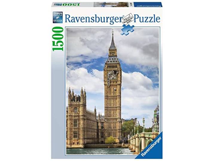 Ravensburger 160099 Puzzel Grappige Kat Op De Big Ben - Legpuzzel - 150 Stukjes
