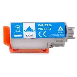 Alternativ-Tinte für Epson 202XL / C13T02H24010 XL-Version cyan