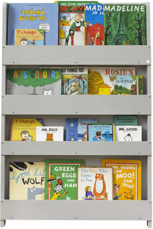 Bibliothèque en bois gris clair - Tidy Books