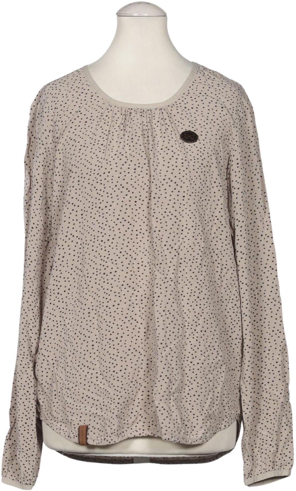 Naketano Damen Bluse, Beige, Gr. M, Viskose - Second Hand
