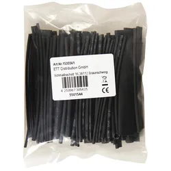Schrumpfschlauch-Set, 100-teilig, schwarz