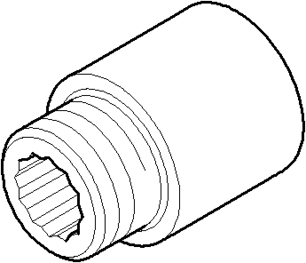 Dornbracht Verlaengerung G1/2x25 09240308090 1/2" x 25 mm