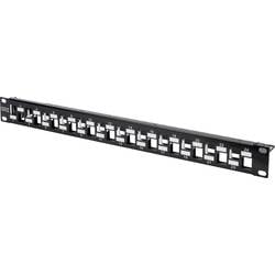 Digitus DN-91412 24 Port Netzwerk-Patchpanel 483 mm (19) Unbestückt 1 HE Mehrfarbig Unbestückt